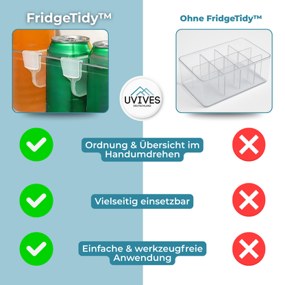 5+5 FREE | Fridge Organizer – End Clutter, Everything in Its Spot!