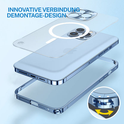 Magnetic iPhone Case with Metal Frame