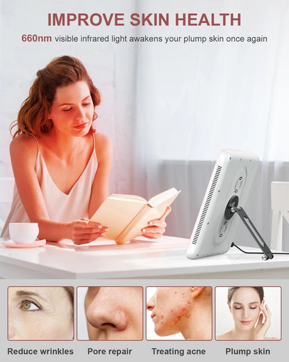 Near Infrared Light Therapy Lamp – 660nm & 850nm for Skin and Wellness