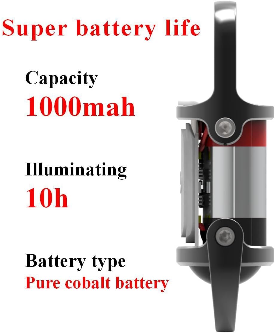 Pocket-Size Rechargeable Keychain Light with USB-C