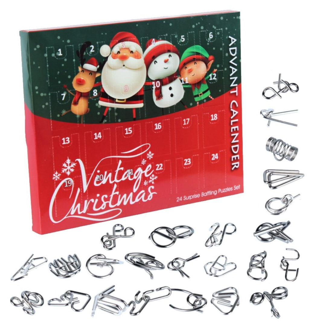2025 Exclusive Advent Calendar with Puzzle Theme