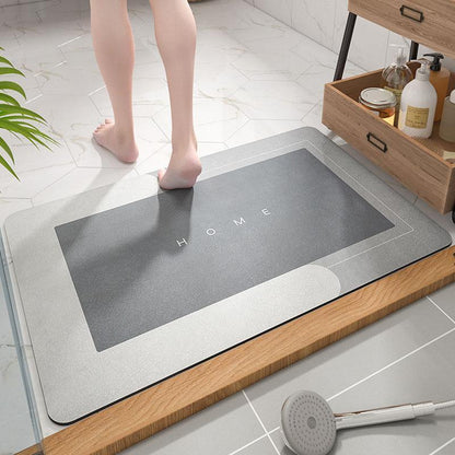 Quick-Drying Bath Mat Made of Absorbent Microfiber