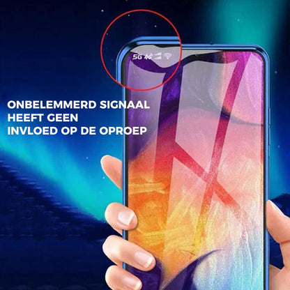 Dual-Sided Tempered Glass Phone Case for Samsung Devices
