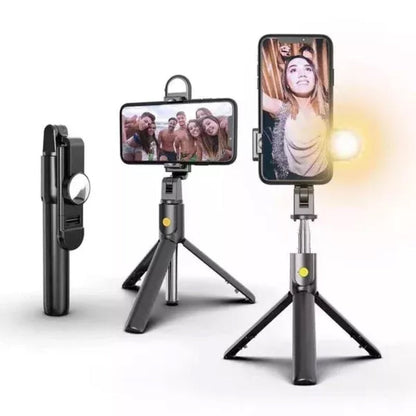 Wireless Bluetooth Selfie Stick - 6 Functions in One