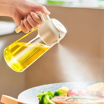 Multi-Functional Oil Dispenser and Sprayer for Cooking & Grilling