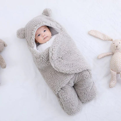 Cozy Bear Swaddle Blanket for Infants