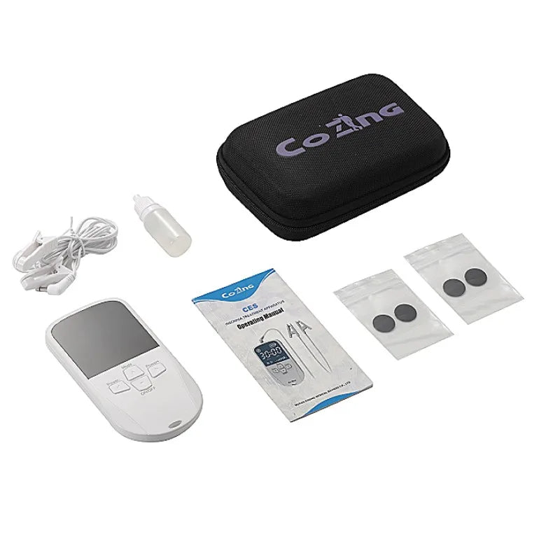 Battery-Operated Ear Clip Stimulator with 30-Minute Timer