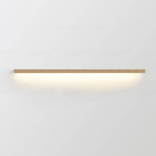 Japanese LED Wall Lamp with Solid Wood Design - Modern Accent Light