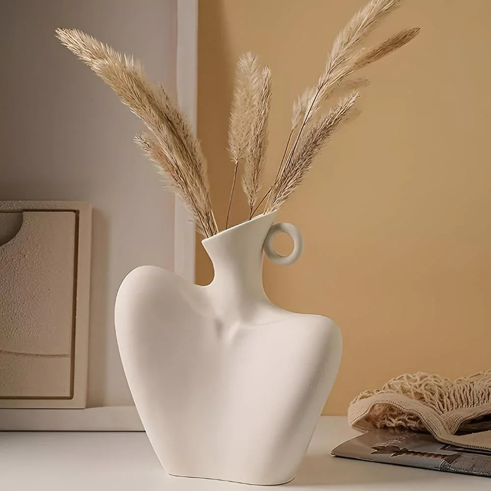 Contemporary Ceramic Vase for Floral Arrangements