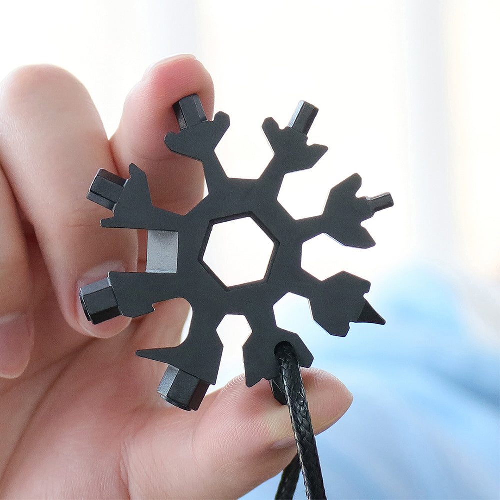 Multi-tool Snowflake Set with 18 Functions – Perfect Gift