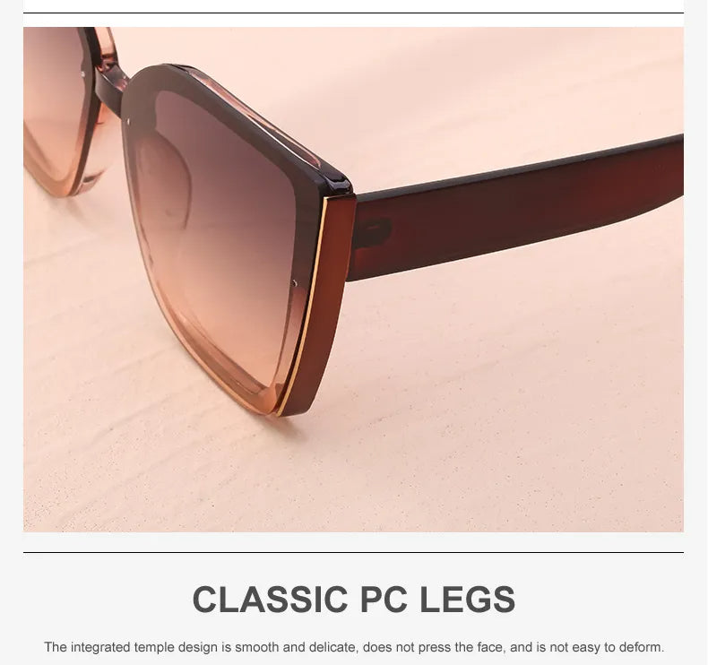 Trendy Square Sunglasses in Retro Style