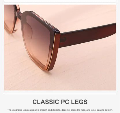 Trendy Square Sunglasses in Retro Style