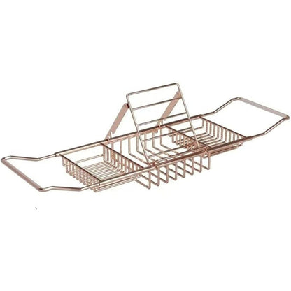 Versatile Stainless Steel Bathtub Organizer Tray