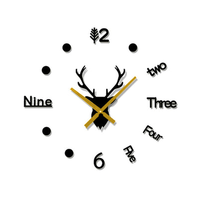 Stylish 3D Acrylic Wall Clock for Modern Homes