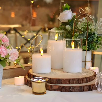 LED Candle with Timer and Remote Control - 3D Effect, Flameless