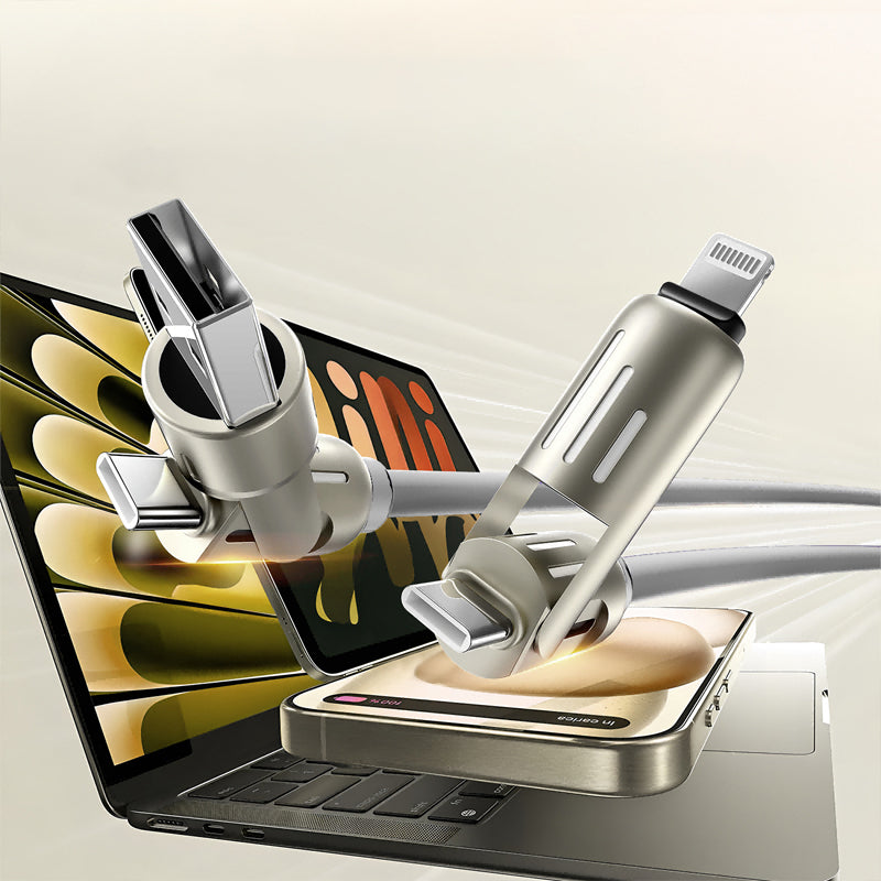 4-in-1 USB C Cable - 240W Fast Charging Solution