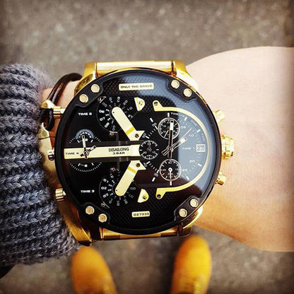 Stainless Steel Quartz Chronograph Timepiece