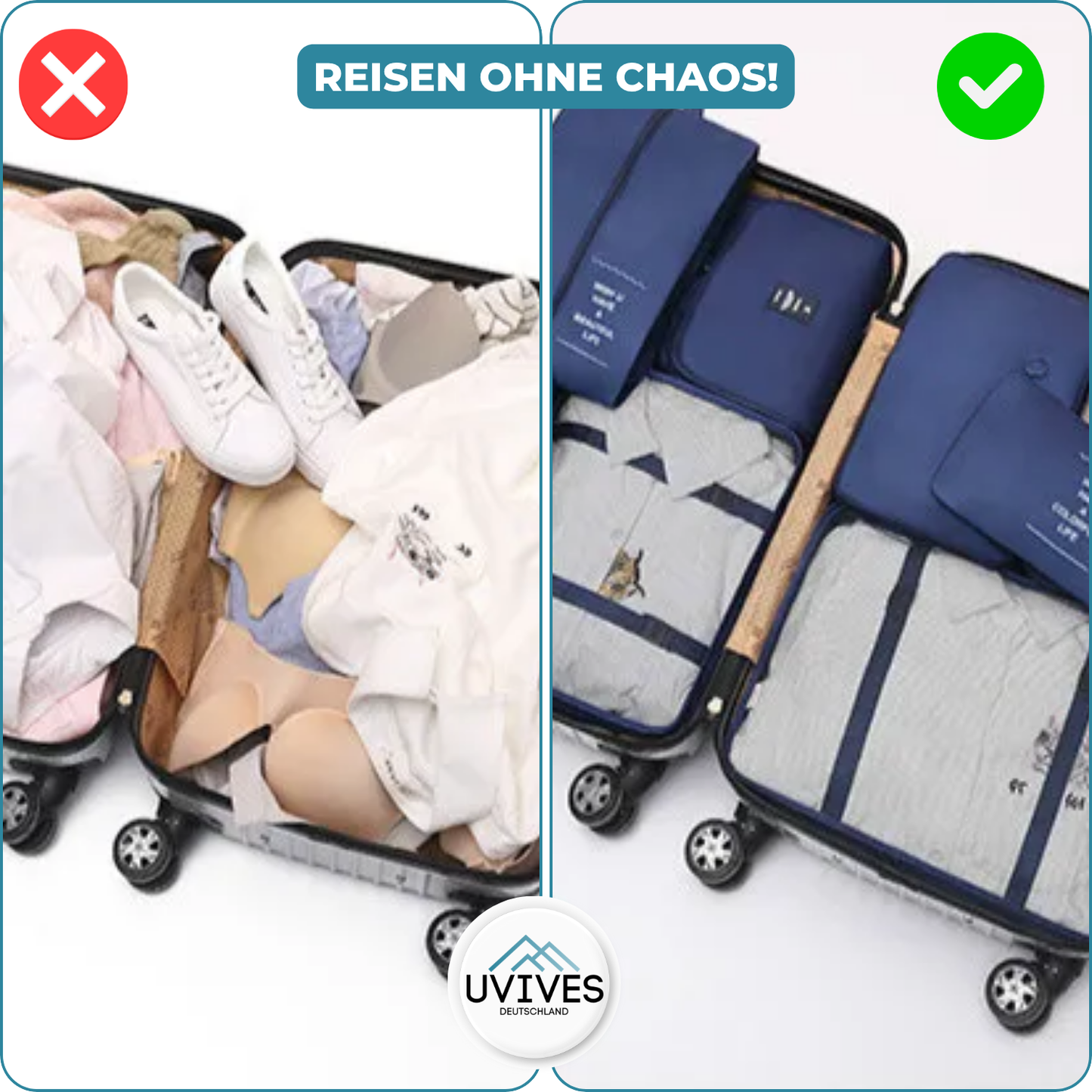 Free 4-Pack | Storage Bags for Travel Essentials