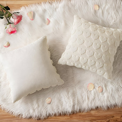 Cozy Love Heart Decorative Pillow Cover