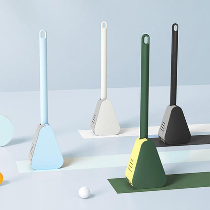 Sleek Silicone Toilet Brush with Innovative Triangular Head