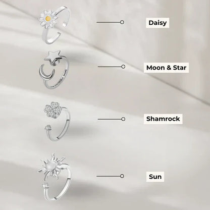 Stress Relief Ring - Stylish Design for Calm and Anxiety