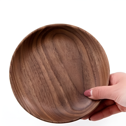 Elegant Natural Wood Serving Dish
