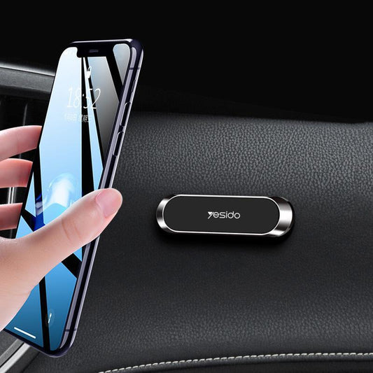 Compact 360-Degree Rotatable Magnetic Phone Holder - Strong Adhesive
