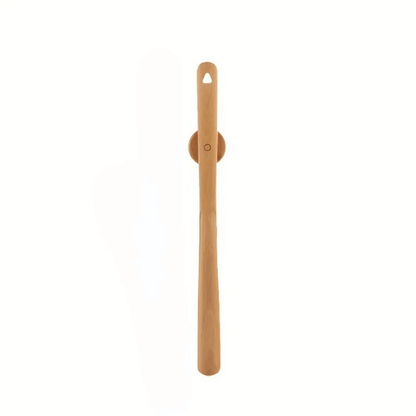 Magnetic Wooden Shoe Horn for Easy Footwear Access