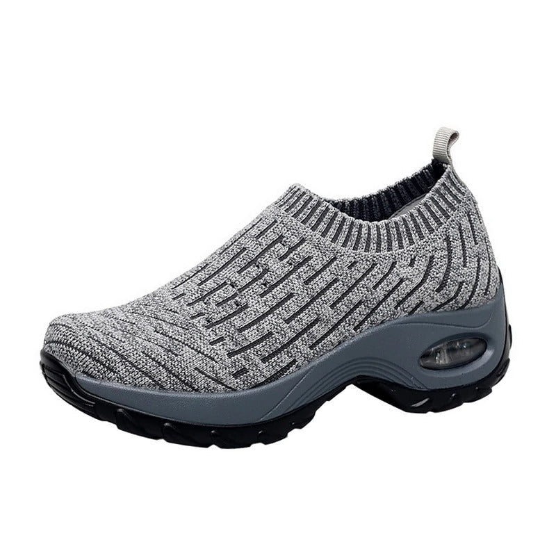 Leisure Sneakers for Women with Shock Absorption and Breathable Cushioning