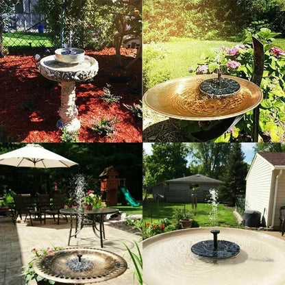Solar-Powered Floating Water Fountain