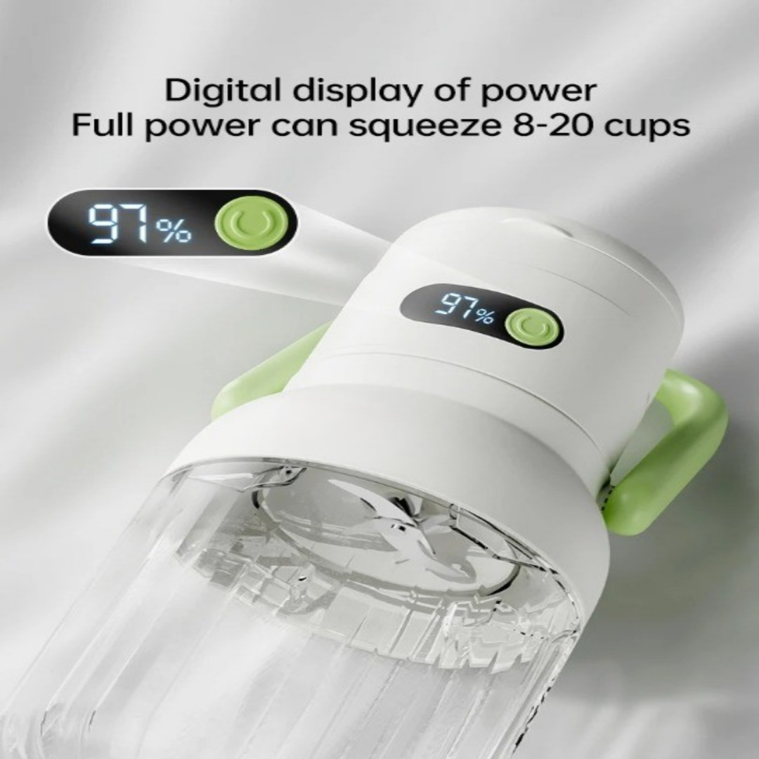 Compact Wireless Smoothie Blender with 12 Blades for Travel