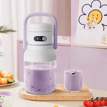 Compact Wireless Smoothie Blender with 12 Blades for Travel