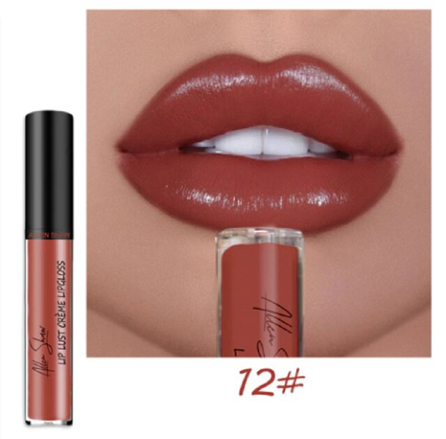 Vibrant 12-Shade Creamy Lip Color Collection
