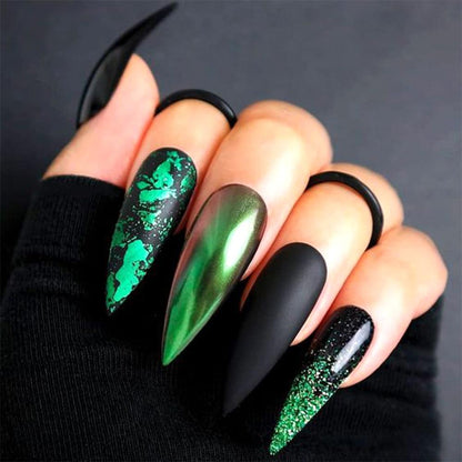 12 Sheets of Premium Nail Art Foil Paper | GlamSpark