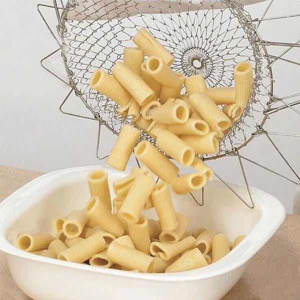 Stainless Steel Kitchen Basket - 12-in-1 Flexible Organizer