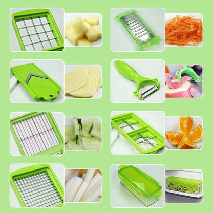 12-in-1 Vegetable Cutter with Multiple Functions
