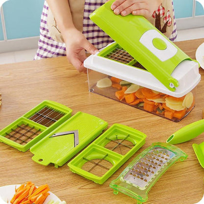 12-in-1 Vegetable Cutter with Multiple Functions