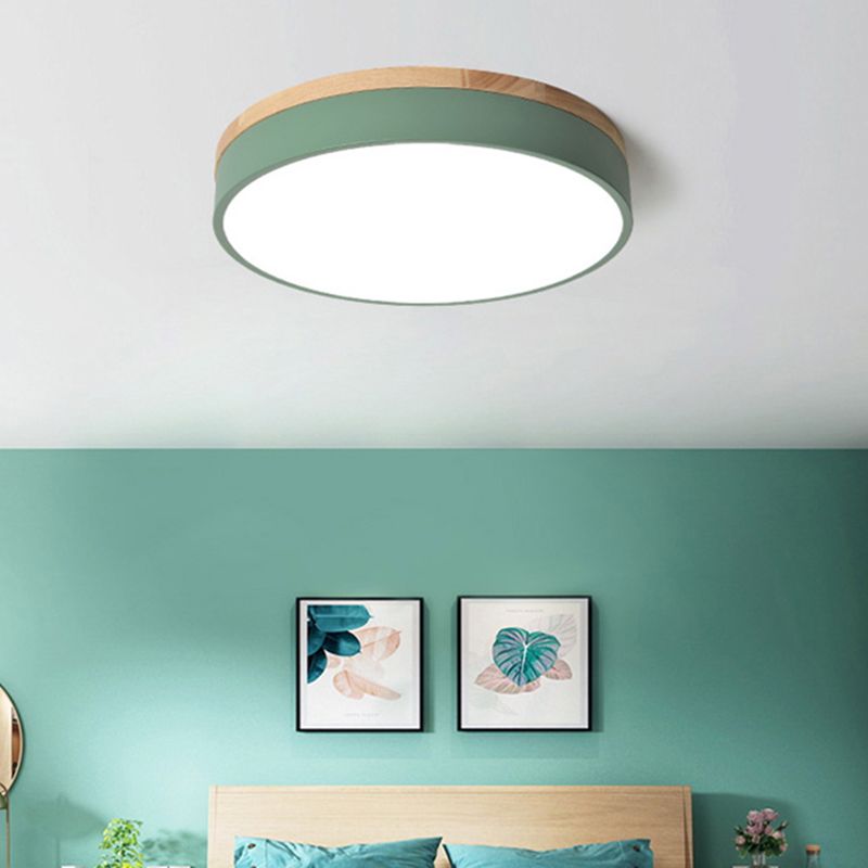 Indoor LED Ceiling Light Fixture - Round Design with Dimmable Feature