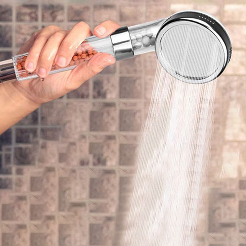 Round Rain Shower Head Set with Handheld Sprayer - 3 Spray Modes