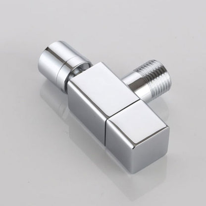 Modern Round Wall-Mounted Bathroom Faucet Handle in Solid Brass
