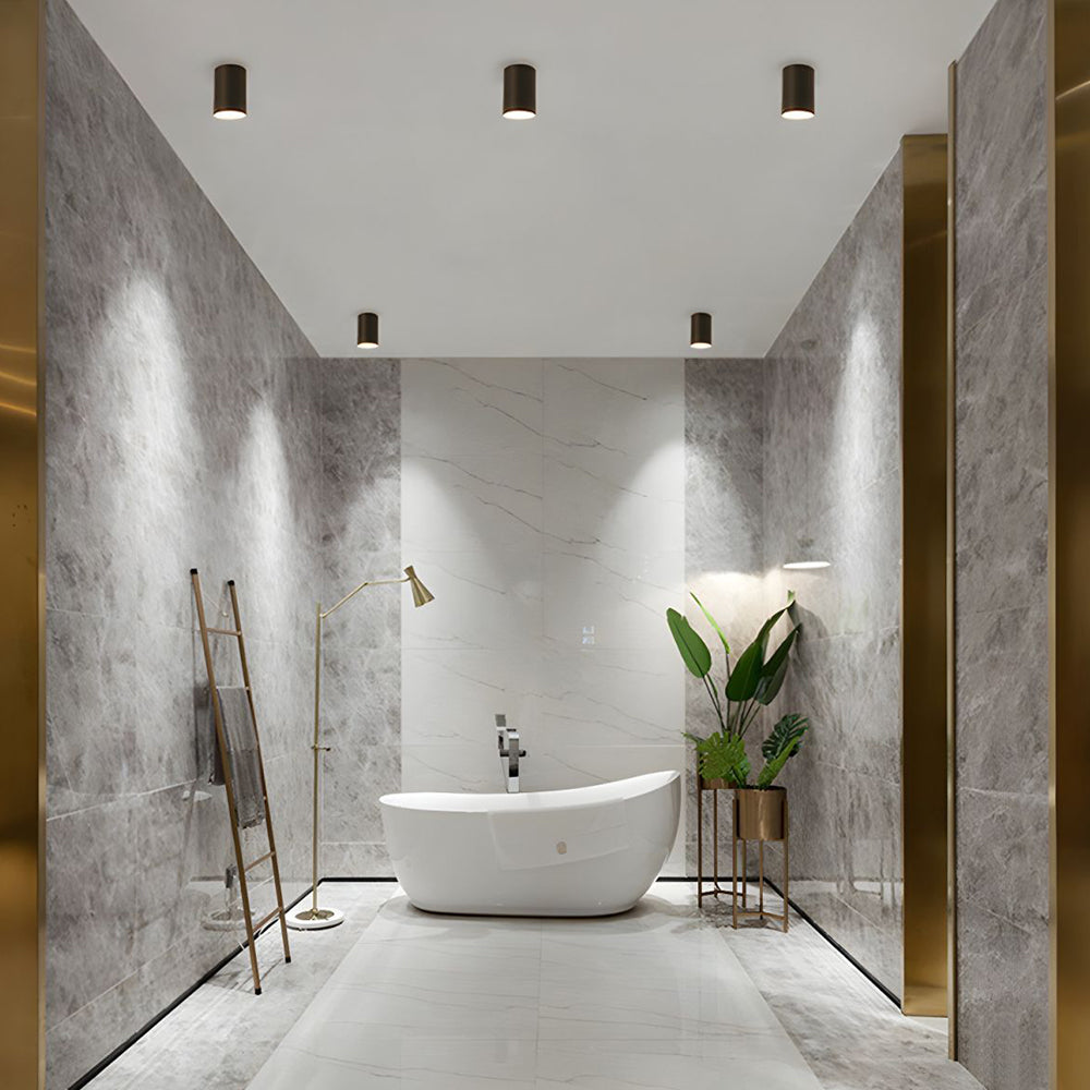 Recessed LED Ceiling Light Fixture in Aluminum