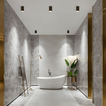Recessed LED Ceiling Light Fixture in Aluminum