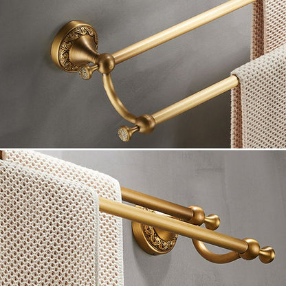 Traditional Brushed Brass Bathroom Accessories – Individual or Set Options