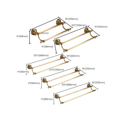 Traditional Brushed Brass Bathroom Accessories – Individual or Set Options