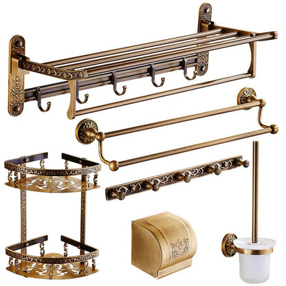 Brass Bathroom Hardware Set – Traditional Accessory Fixtures