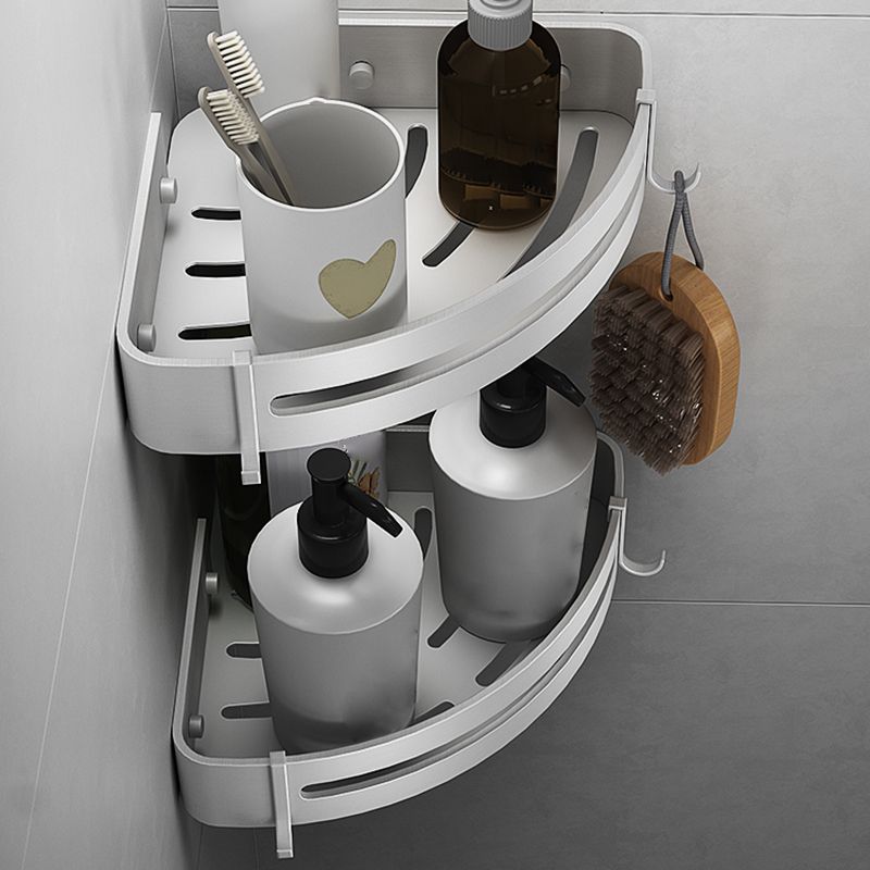 Modern Silver Bathroom Accessories Set with Rust Protection