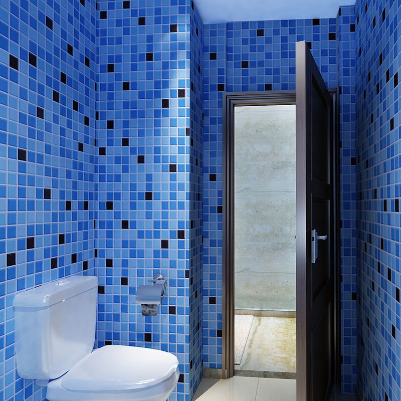 Colorful Waterproof Shower Wallpaper - Mosaic Peel and Stick Tiles
