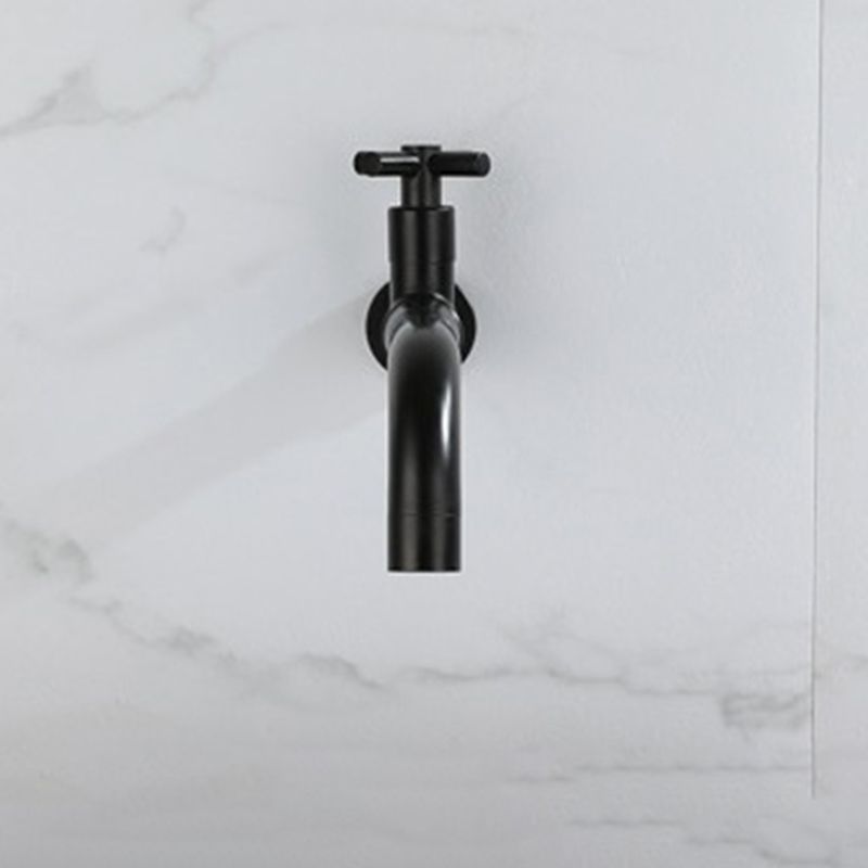 Contemporary Wall-Mounted Bathroom Faucet with Single Handle and One Hole
