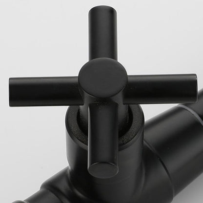 Contemporary Wall-Mounted Bathroom Faucet with Single Handle and One Hole