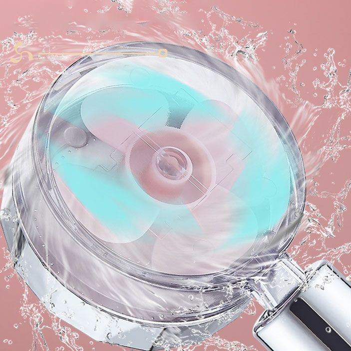 Water-Saving Handheld Shower Head in Silver - Wall Mount Design